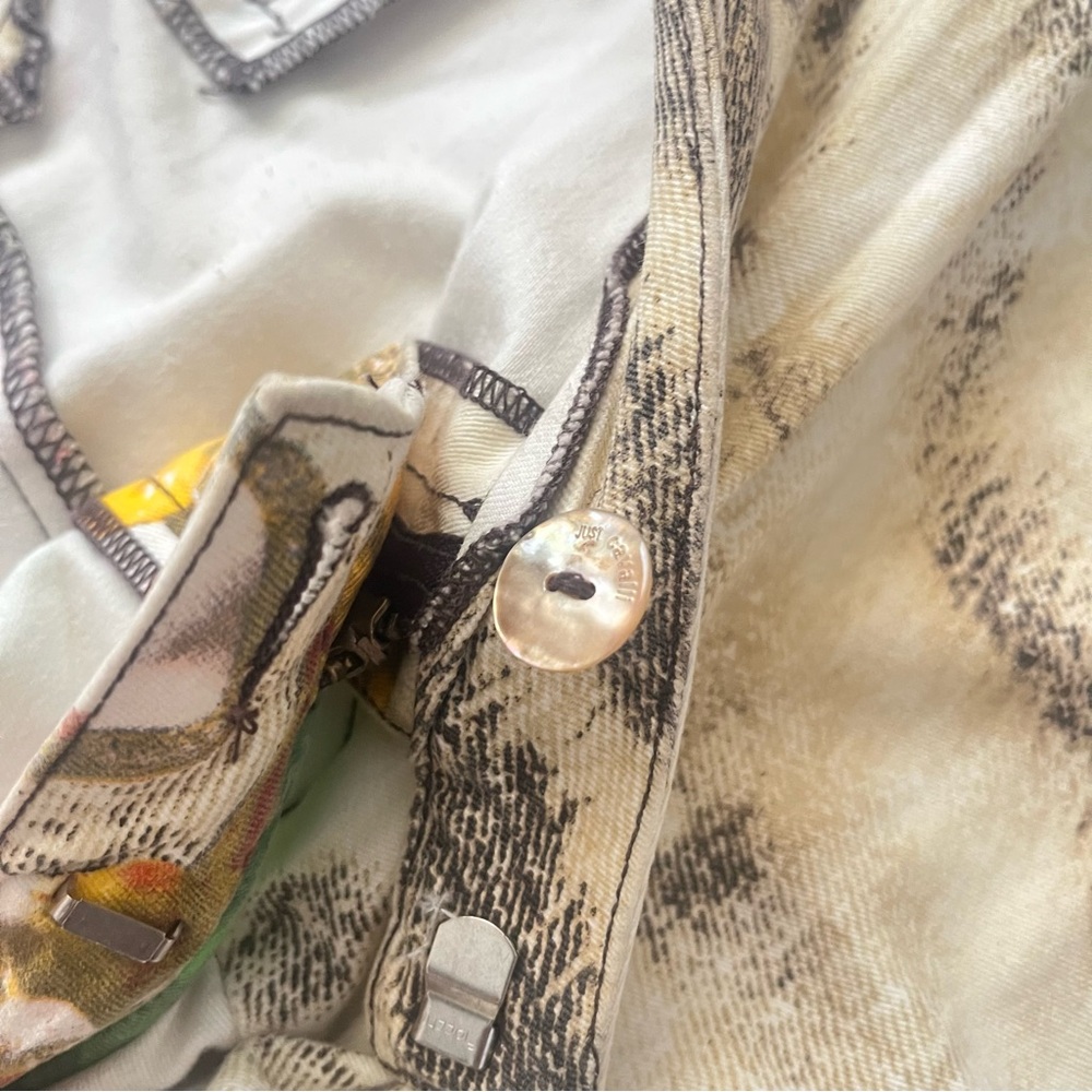 Just Cavalli Roberto Cavalli butterfly jeans Y2K - Picture 6 of 9